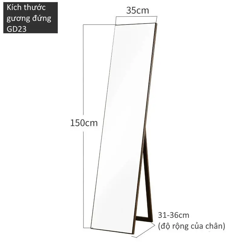 Kích thước gương GD23