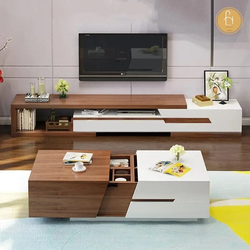 Bàn trà gỗ thông minh Pula BT08