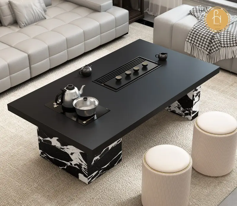Bàn trà điện tích hợp ấm đun nước