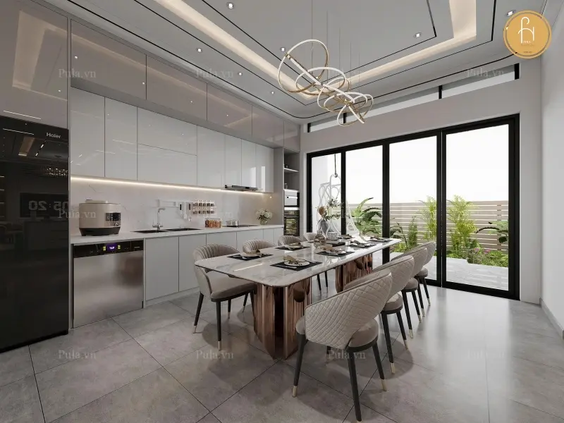 Thiết kế khu vực bếp và ăn uống