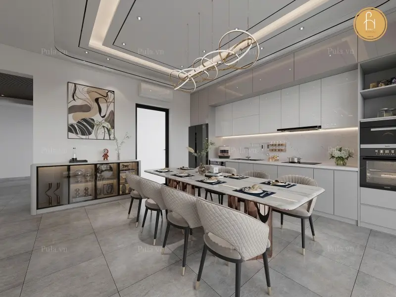 Thiết kế khu vực bếp và ăn uống