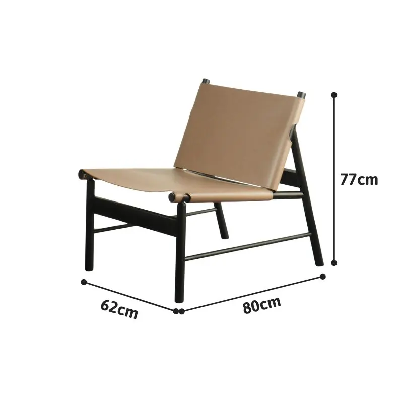 Kích thước tiêu chuẩn Ghế Armchair da cao cấp Obsidian