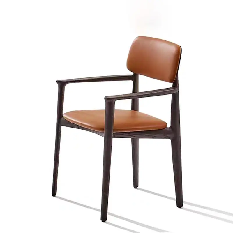 Ghế ăn gỗ cao cấp Curve có tay