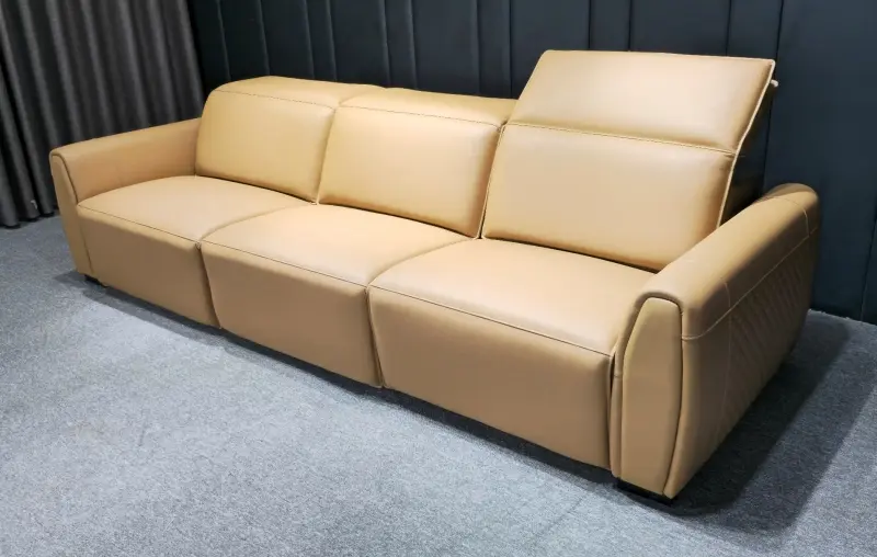 Sofa da bò Ý chỉnh điện Agatha
