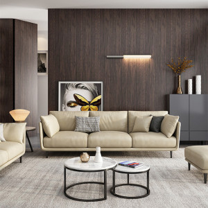 Ghế sofa đệm da V54