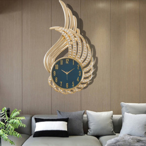 Đồng hồ decor thiên nga đính đá DHP03