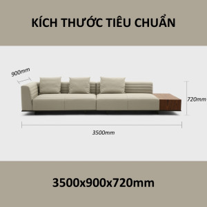 Tiêu chuẩn kích thước của sofa Ariana