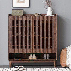 Tủ giày thiết kế hiện đại nhiều nan thoáng khí