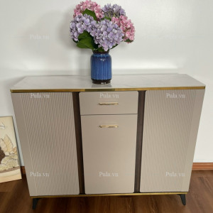 Tủ giày gỗ mặt đá ceramic chống ố chống xước