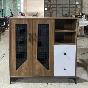 Tủ để giày cánh mây Pula SC62 tại xưởng