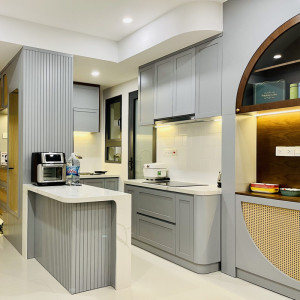 Pula - Đơn vị thiết kế, thi công bếp chuyên nghiệp