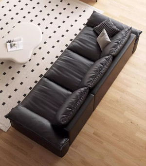Mặt cắt phía trên sofa