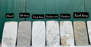 Nhiều màu mặt đá cho quý khách lựa chọn