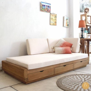 Sofa gỗ thông minh được tích hợp thêm nhiều tiện ích