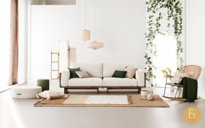 Những đường nét và màu sắc đơn giản phù hợp với nội thất tối giản
