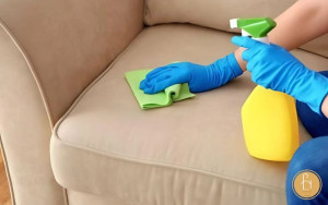 Các dung dịch vệ sinh chuyên dụng giúp bề mặt sofa luôn sạch sẽ