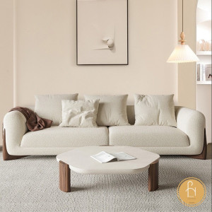 Sofa màu kem là một màu rất được yêu thích