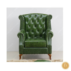 Sofa đơn xanh lá