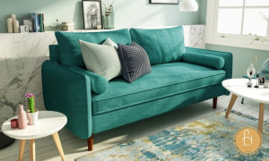 Sofa xanh lá hợp với người mệnh Mộc và mệnh Hỏa