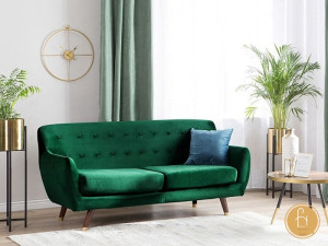 Sofa xanh lá cây đậm