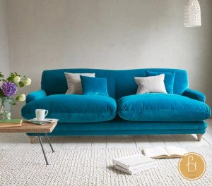 Chọn màu sofa nỉ nhung theo không gian