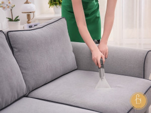 Vệ sinh sofa nỉ nhung thường xuyên để giữ gìn vẻ đẹp sofa