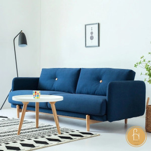 Sofa nhung xanh
