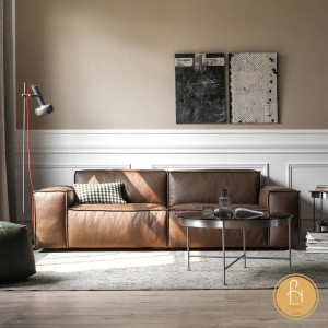 Chọn sofa da nâu có kiểu dáng, kích thước phù hợp