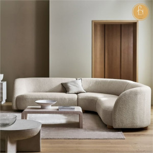 Sofa góc L nỉ xù