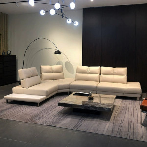 Sofa Roma tone trắng bàn giao khách hàng tại Times City
